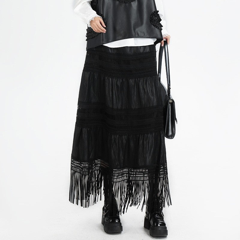 Slimming High Waist A-Line Skirt