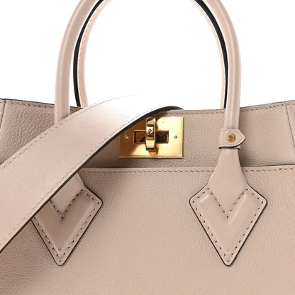 Calfskin Monogram On My Side PM Greige