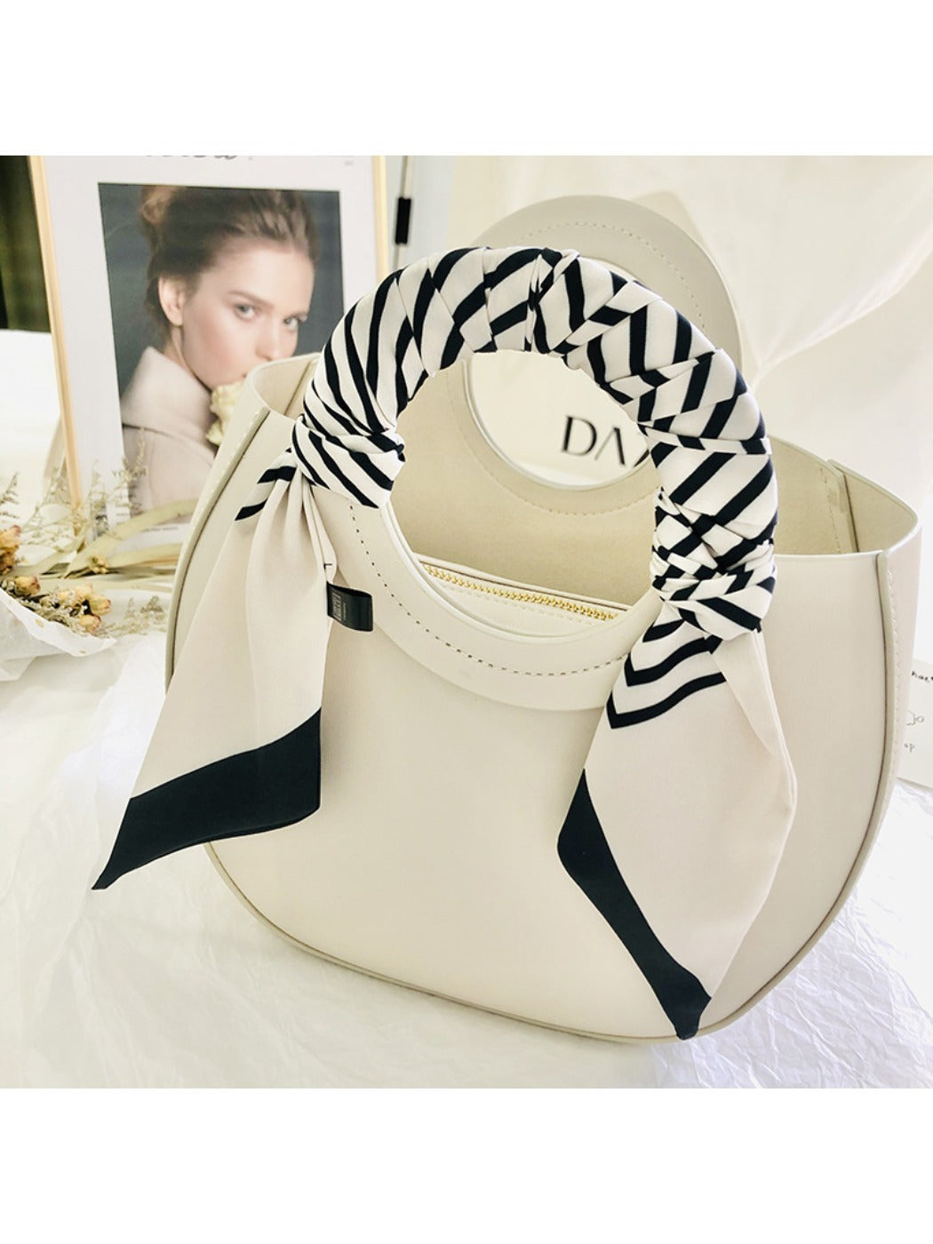 Haila - Stripe Long Headband - Elegant &amp; Versatile