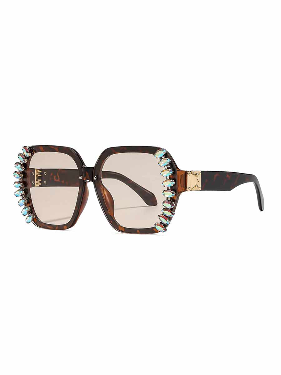 Ophelia Luxurious Diamond-Encrusted Sunglasses