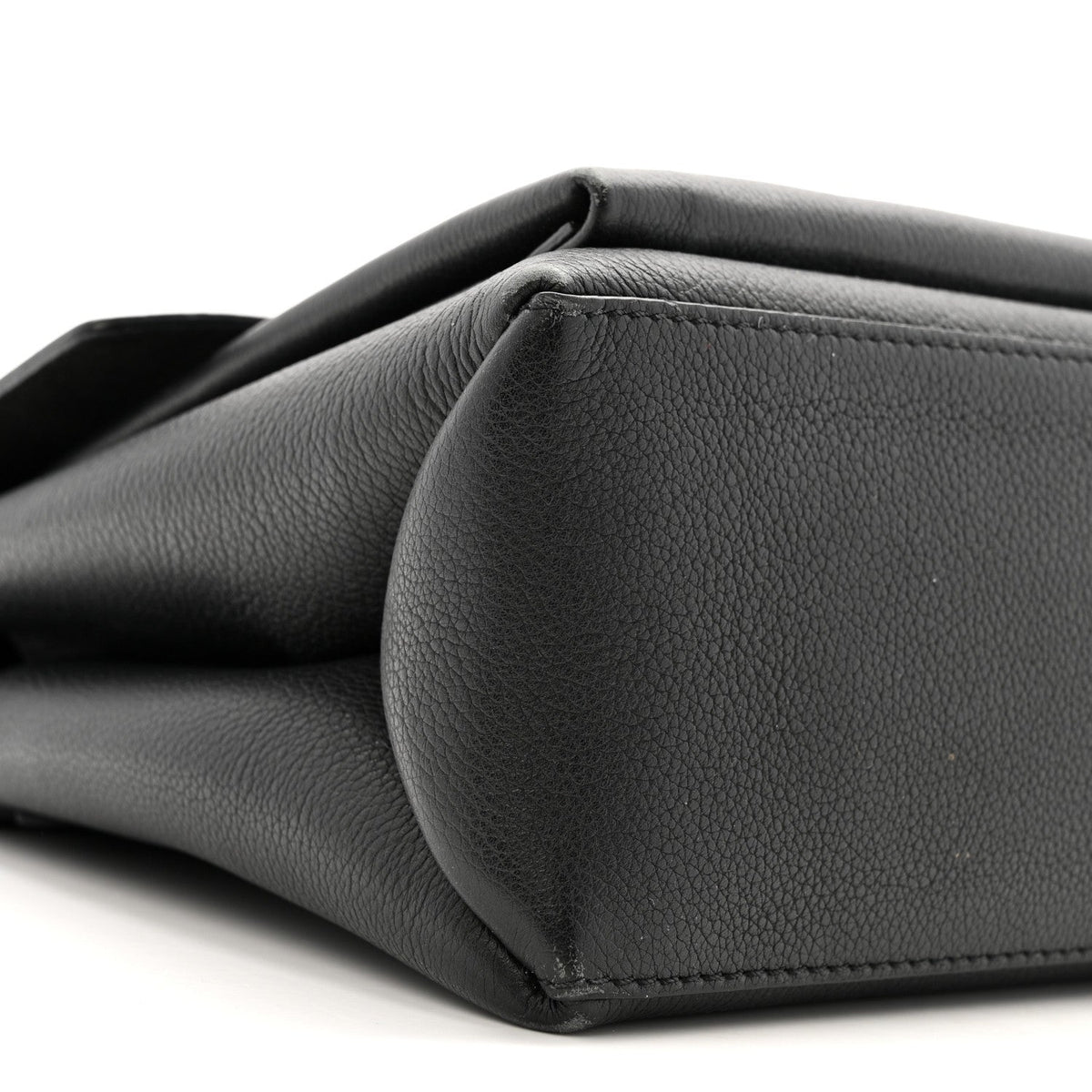 Soft Calfskin My Lockme Top Handle Black