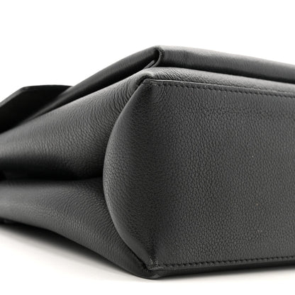 Soft Calfskin My Lockme Top Handle Black