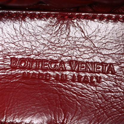 Calfskin Intrecciato Kalimero Cha-Cha Clutch Red