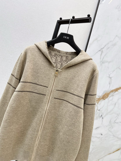 DIOR 25S ZIP-UP KNIT JACKET 544