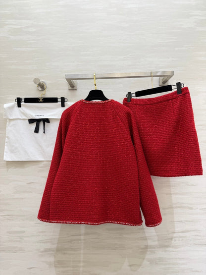 CC 26s Set Red Woven Tweed 344766
