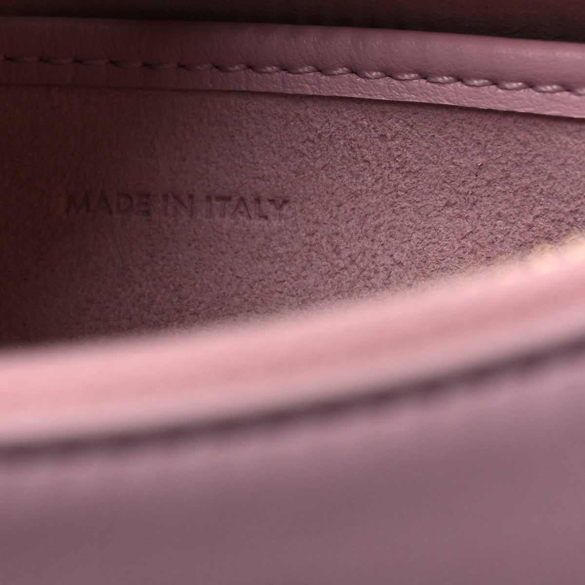 Smooth Calfskin Medium Strap Ava Triomphe Shoulder Pastel Pink