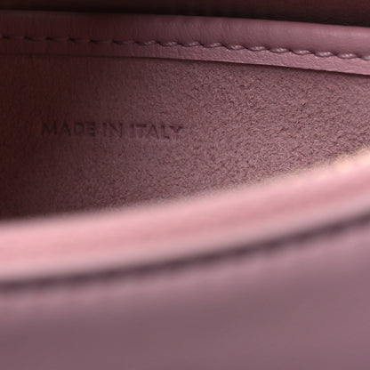 Smooth Calfskin Medium Strap Ava Triomphe Shoulder Pastel Pink