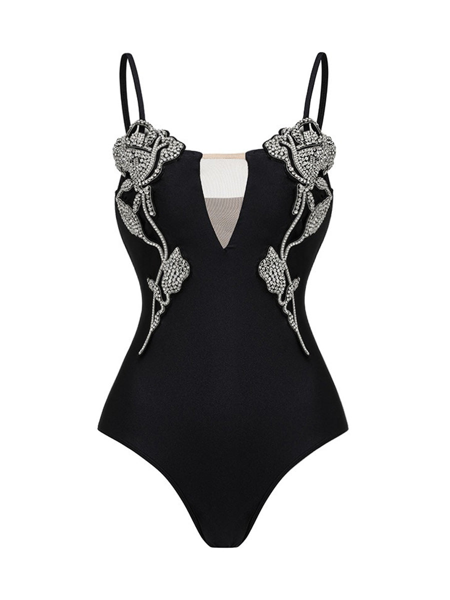 Amira Rhinestone Swimsuit