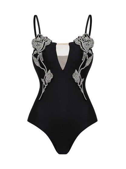 Amira Rhinestone Swimsuit