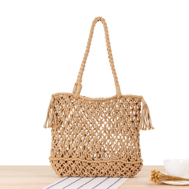 Crochet Market Bag Mesh Woven Bag