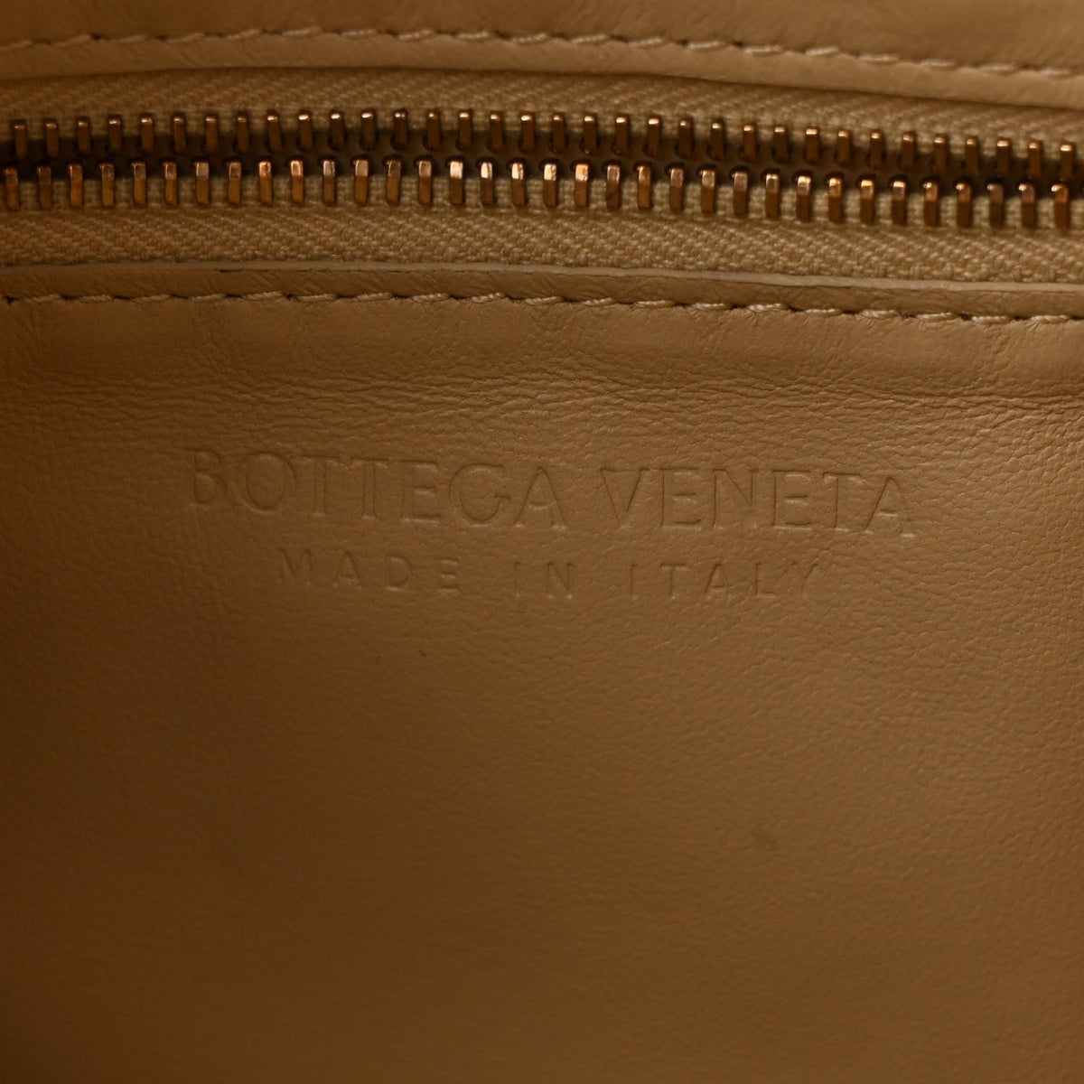 Grained Calfskin Maxi Intrecciato Brick Cassette Bag Porridge