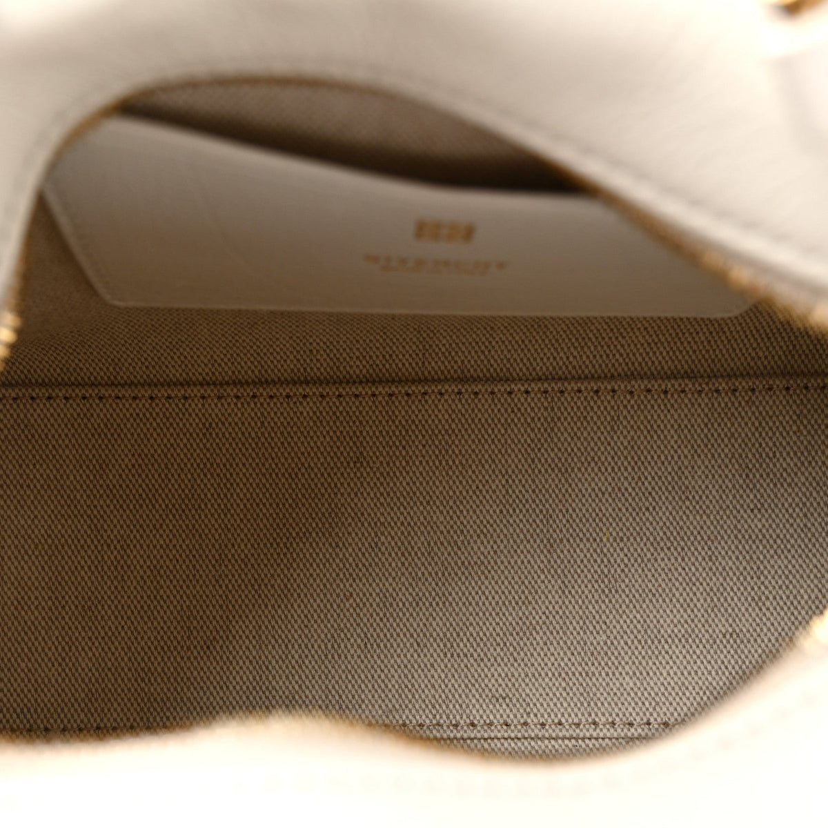 Tumbled Buffalo Micro Antigona Cube Bag White
