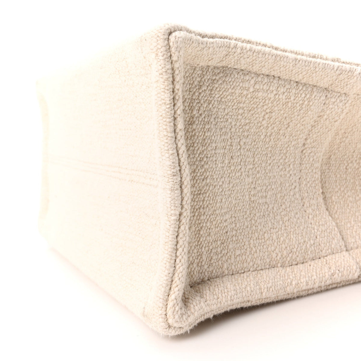 Canvas Small Cabas Thais Ecru Black