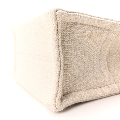 Canvas Small Cabas Thais Ecru Black