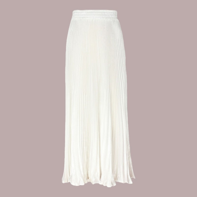 Long Accordion Pleated Skirt