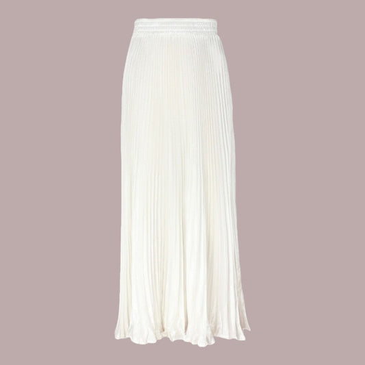 Long Accordion Pleated Skirt