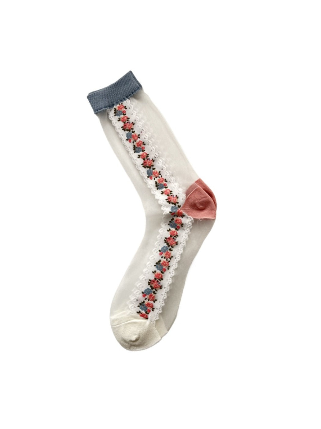Rufia - Floral Lace Socks - Japanese Style