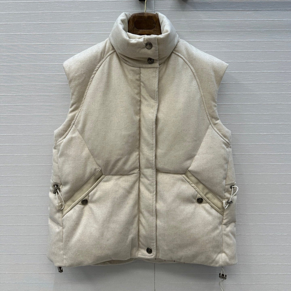 LP 25 Down Vest Ivory Wool Polyester 304335