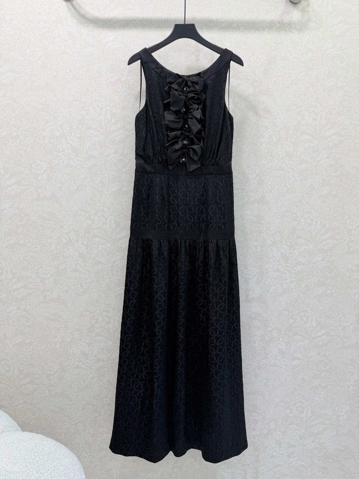 CC Vest Dress Jacquard Silk 353057