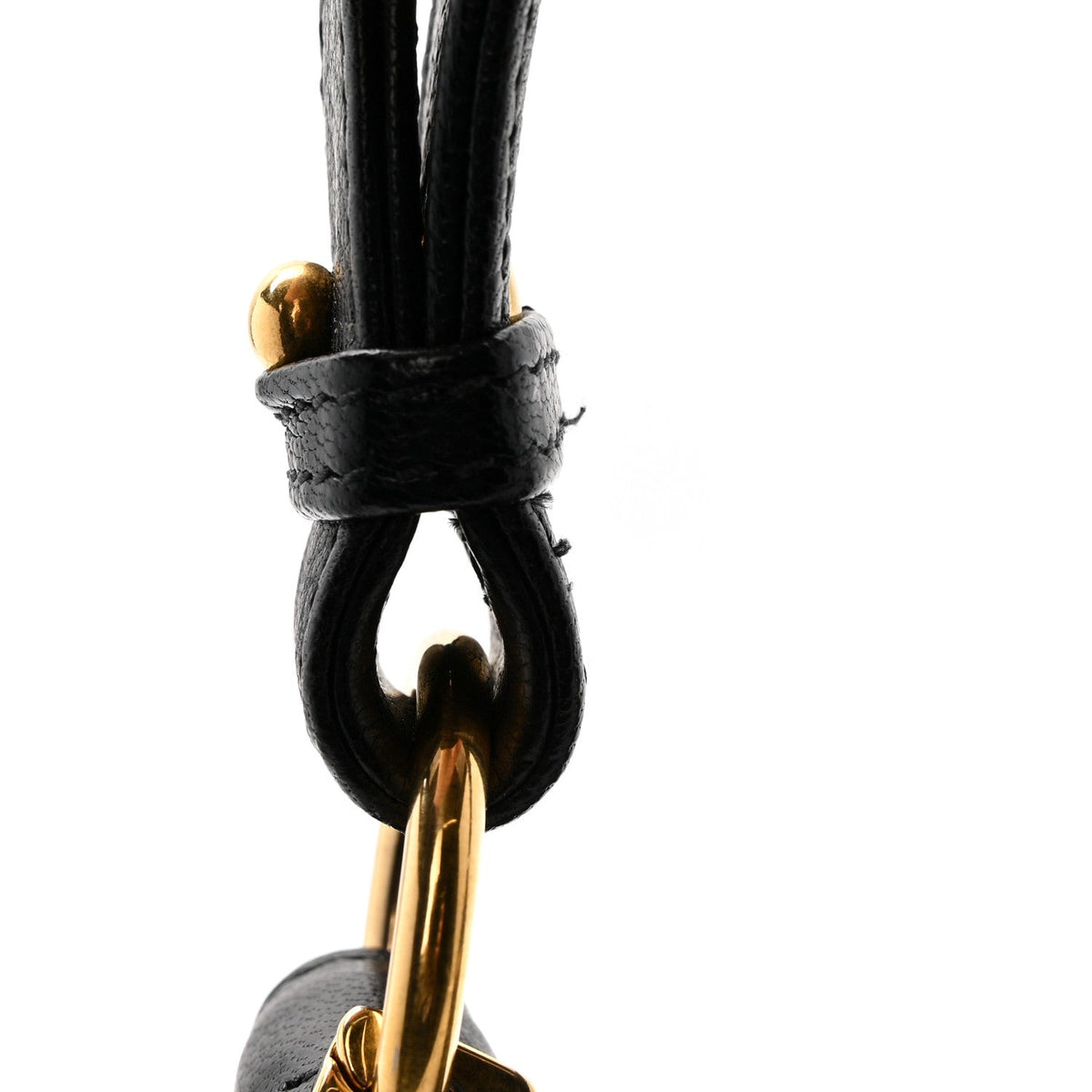Goatskin Small Aphrodite Shoulder Bag Black