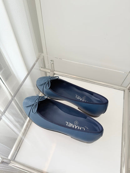 ballet flats blue lambskin 566816