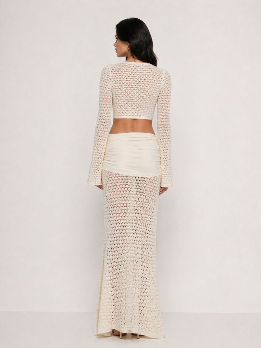 Gracelyn Elegant Resort-Style Cutout Two-Piece Set