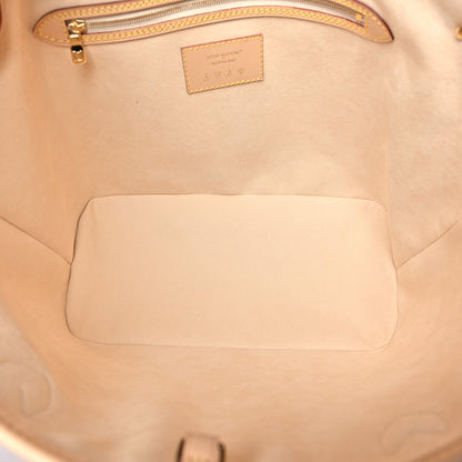 LV X TM Monogram Multicolor Neverfull MM White