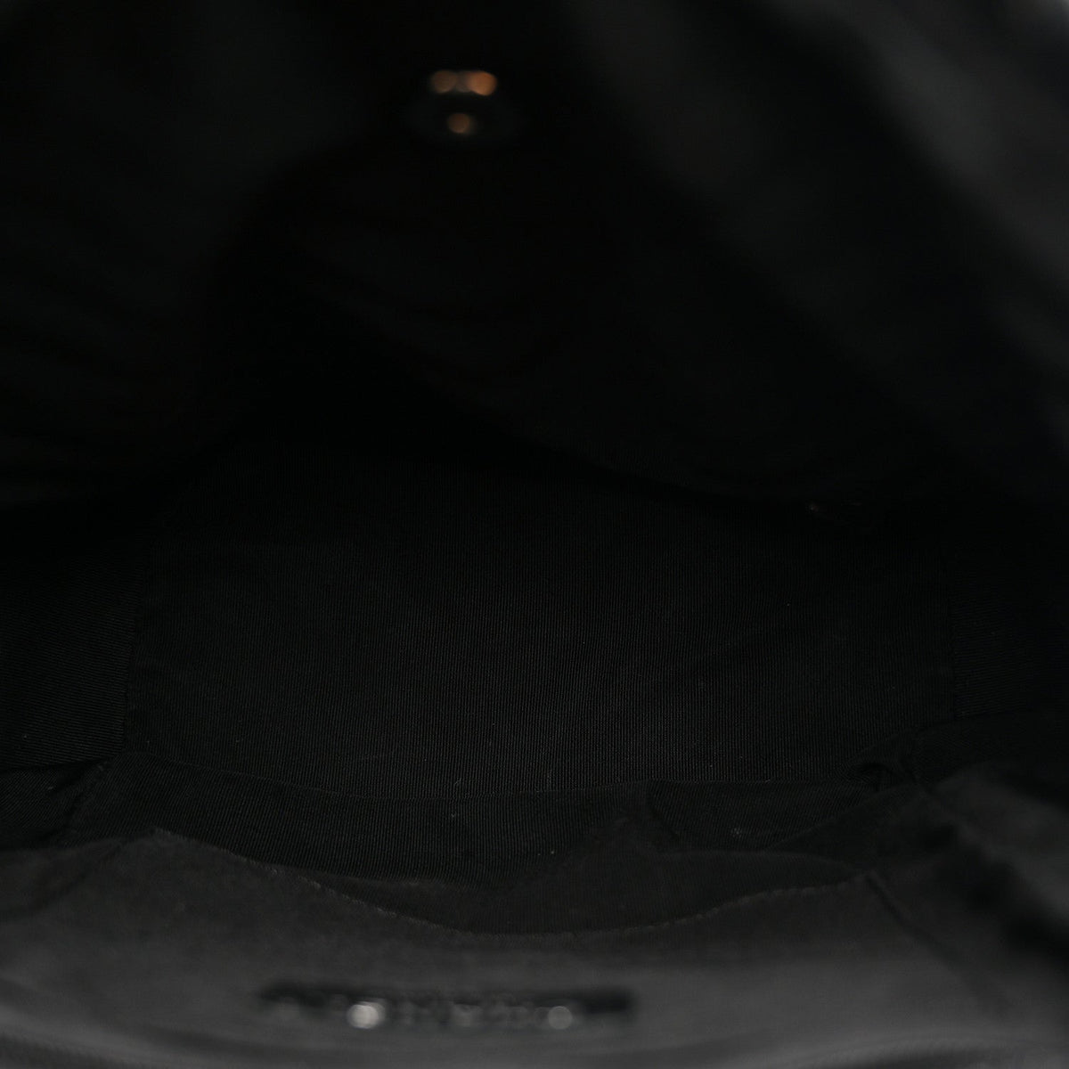 Calfskin Chevron Quilted Small Urban Spirit Backpack Black