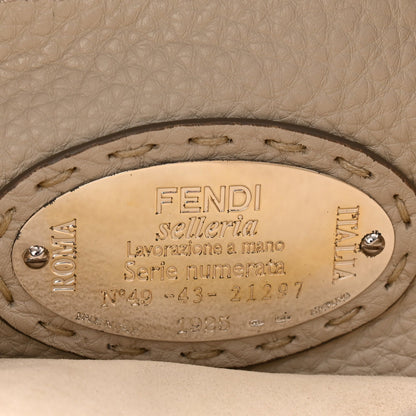 Cuoio Romano Selleria Bi-Color Large Peekaboo Iconic Satchel Asfalto Latte
