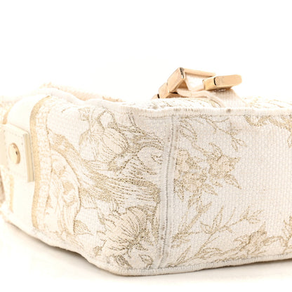 Canvas Diorcamp Messenger White Gold