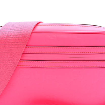 Rubber Effect Monogram GG Crossbody Bag Fluorescent Fuchsia