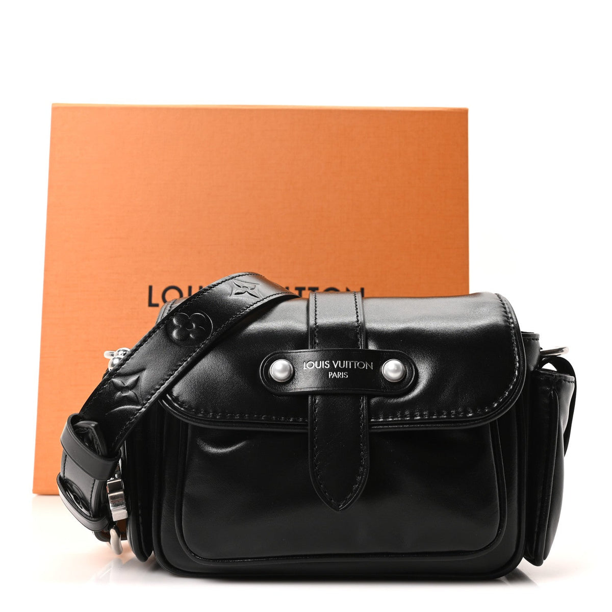Calfskin Cargo Wearable Wallet Black