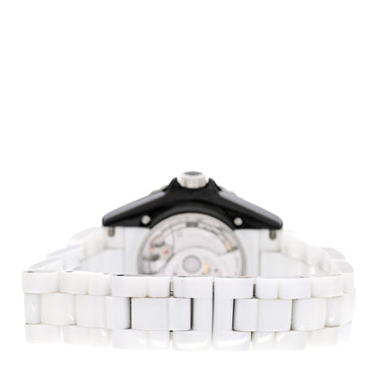 Stainless Steel Ceramic 38mm J12 Paradoxe Automatic Watch White