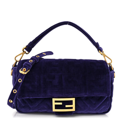 Velvet FF Embossed Baguette Viola Plus