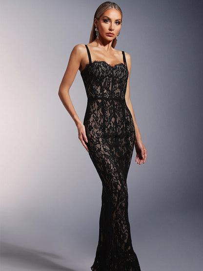Elia Maxi Dress In Black