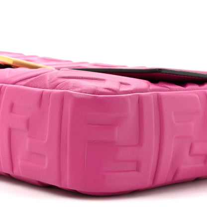 Nappa FF 1974 Embossed Baguette Ciclamino Pilar