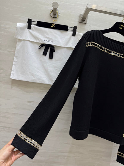 CHANEL CASHMERE SWEATER STYLE 261
