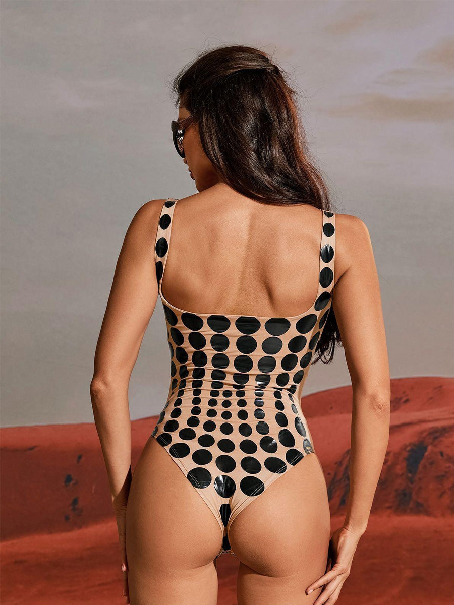 Penelope Dot Printed Bodysuit