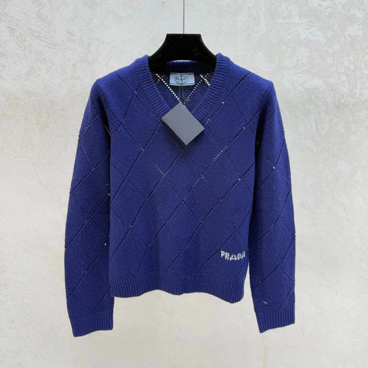PRADA 25S V-NECK SWEATER 578
