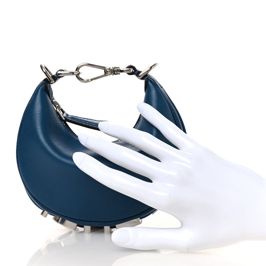 Vitello Grace Matte Nano Fendigraphy Hobo Charm Mirto