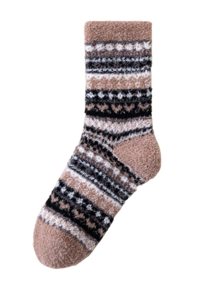 Rufia - Cozy Fleece Thick Mid-Calf Socks