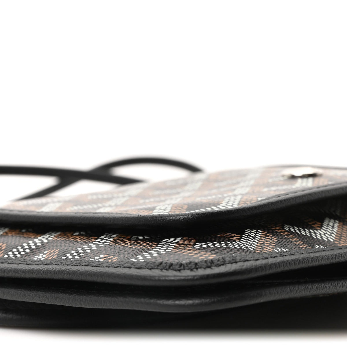 Goyardine Plumet Wallet Clutch Black