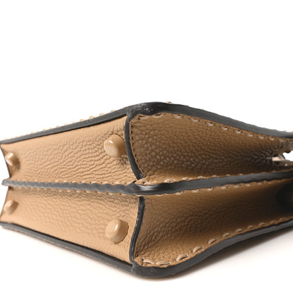 Cuoio Romano Vitello Elaphe Cover Sellerissima Monochrome Mini Peekaboo I SEE U Satchel Cammello