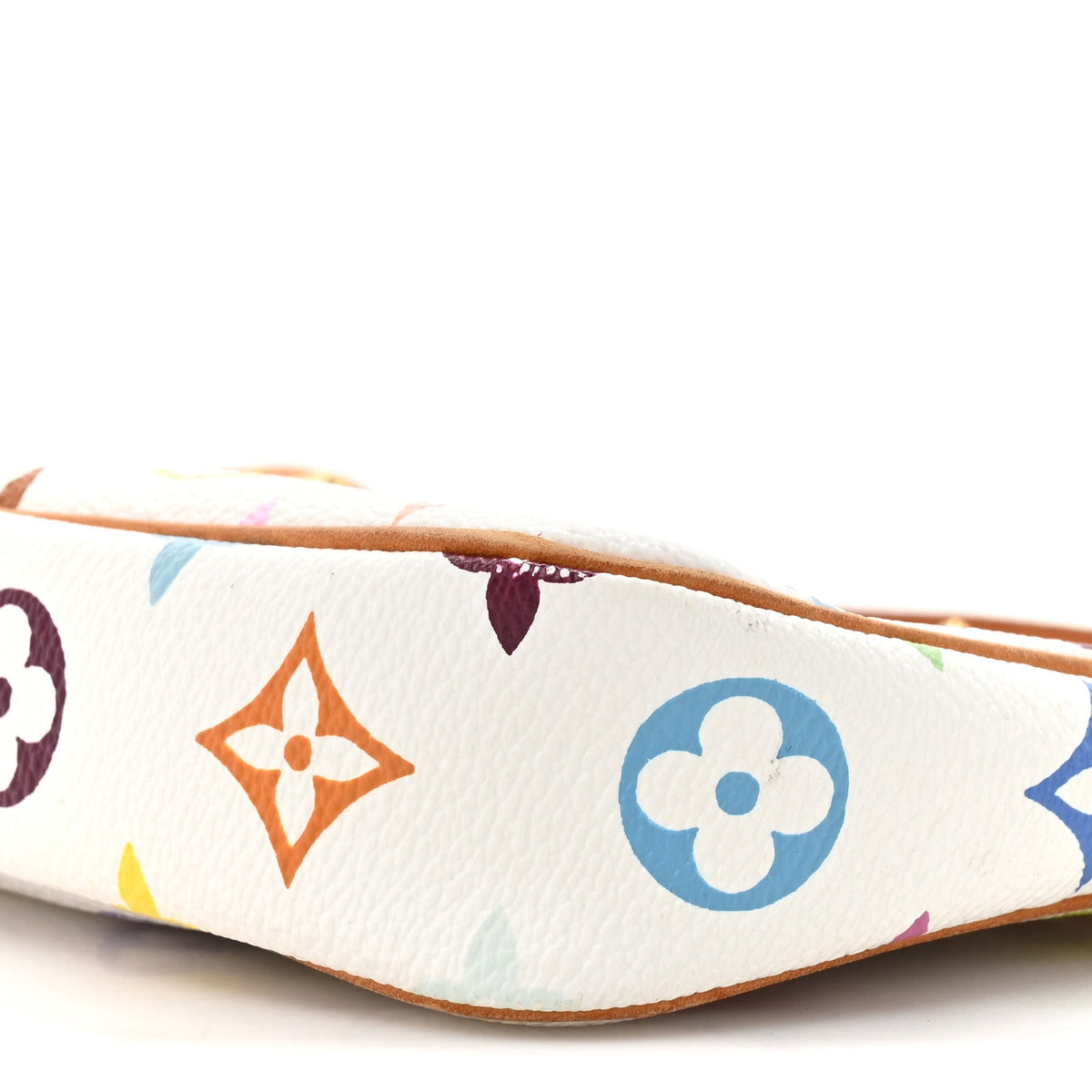 Monogram Multicolor Pochette Accessories White