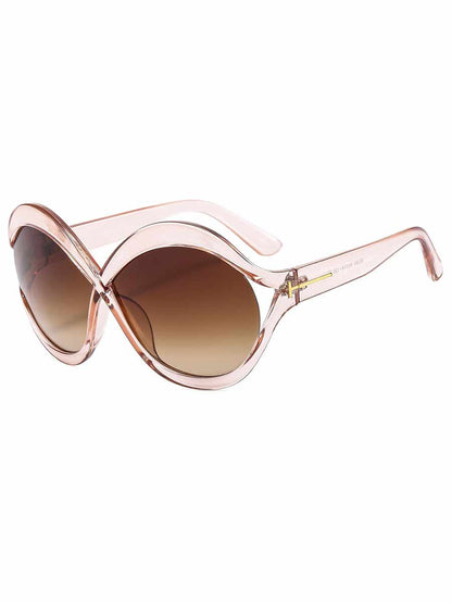 Rafaela Round Cross-Framed Sunglasses