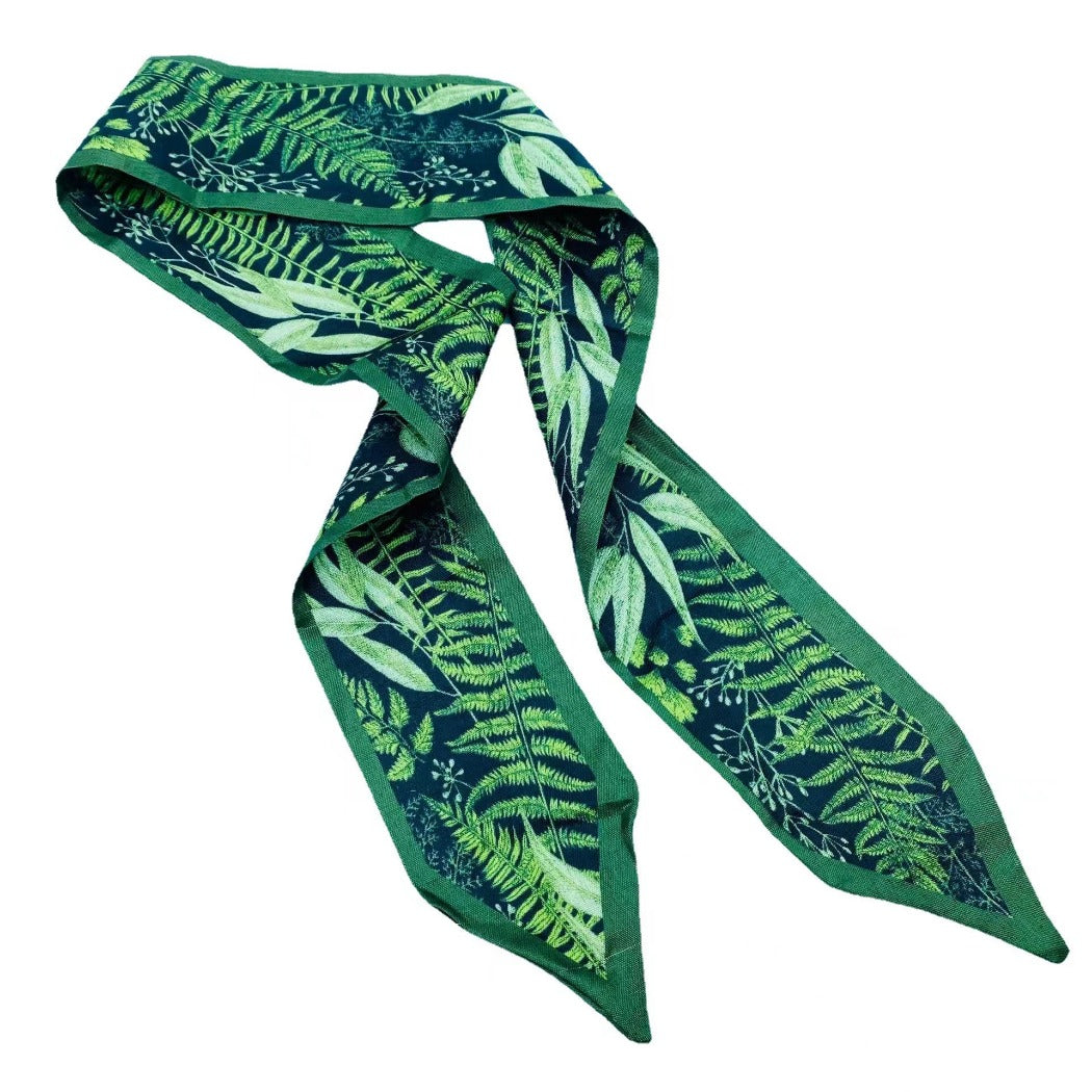 Scarvii - Plant-Print Neck Scarf - Classic &amp; Soft