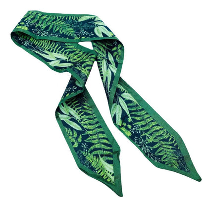 Scarvii - Plant-Print Neck Scarf - Classic &amp; Soft