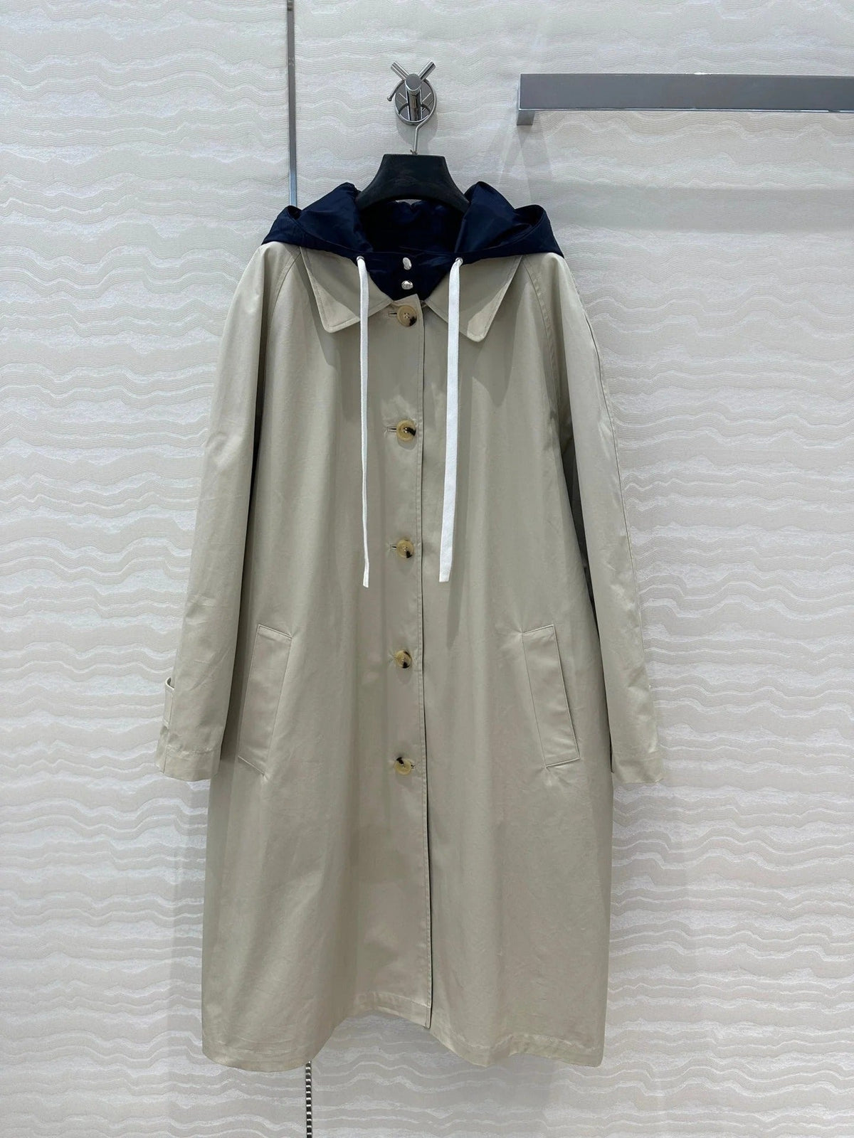 MIUMIU LONG HOODED JACKET 276223