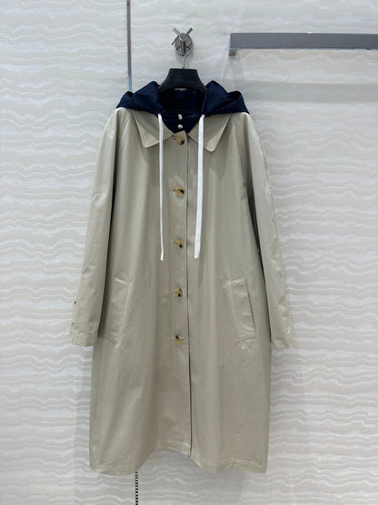 MIUMIU LONG HOODED JACKET 276223