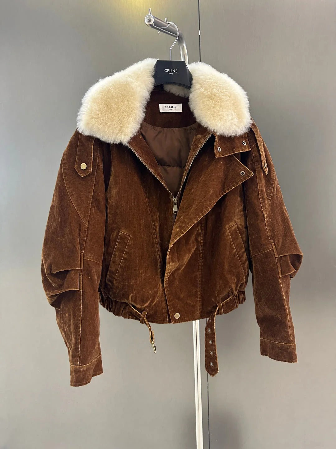 CELINE 25S VELVET DENIM JACKET 0099